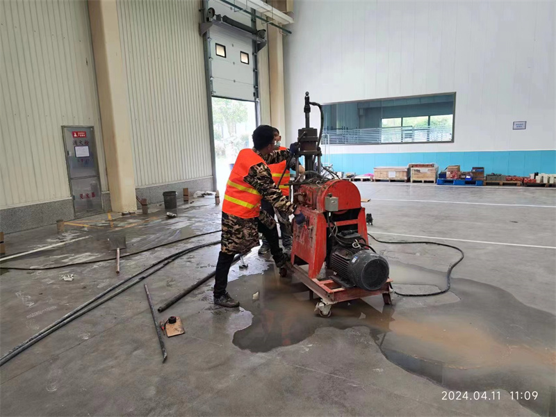 博罗厂房地面下沉塌陷注浆加固施工